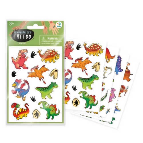 Zestaw tymczasowych tatuaży Dinozaury 301104